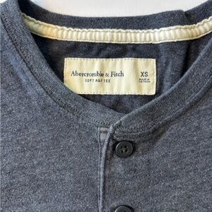 Abercrombie & Fitch Blue Button-Up Shirt